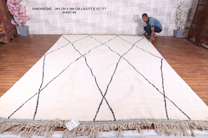 Custom handmade rug - All Wool beni ourain carpet