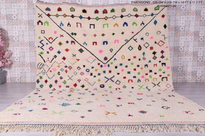 Colorful Custom Moroccan Rug - Handmade Berber Carpet