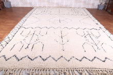 Custom berber Moroccan rug - All Wool beni ourain carpet