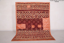Moroccan Hassira Tribal rug 5.7 FT X 7.4 FT