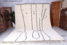 Custom Beni ourain rug - Wool berber carpet